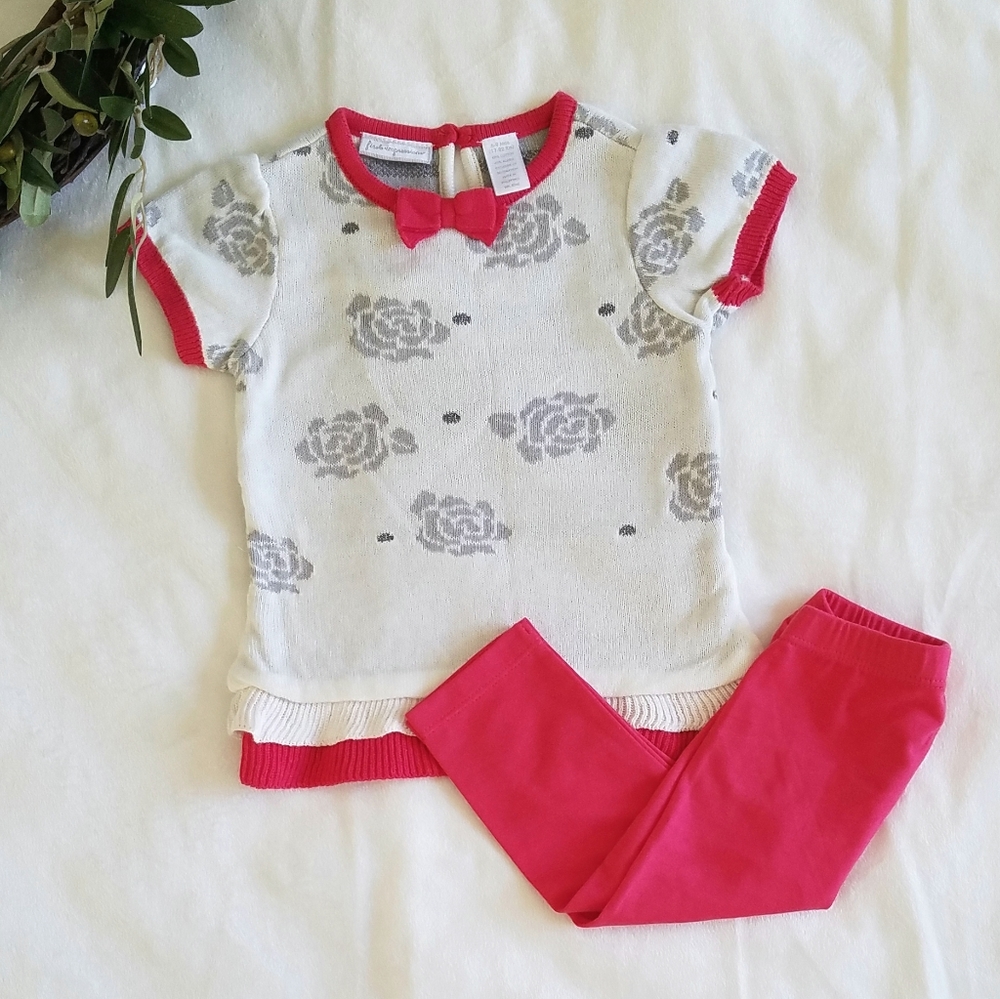 First Impressions Baby Girl 2 Piece Set 6-9 Months